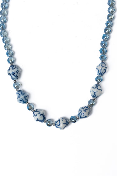 Santorini Necklace - Cobalt