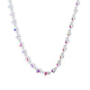 Burning Love Necklace - Liquid Metallic Pearl White