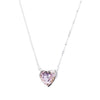 Forever Love Necklace - Liquid Metallic Pearl White Petal
