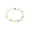 Forever And Ever Bracelet - Liquid Metallic Pearl White Lemon Drop