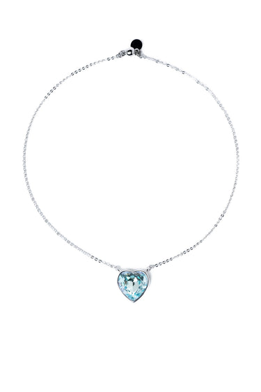 Forever Love Necklace - Liquid Metallic Pearl White Frost