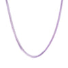 Molly Necklace - Metallic Lilac Kiss