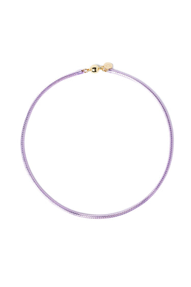 Molly Necklace - Metallic Lilac Kiss