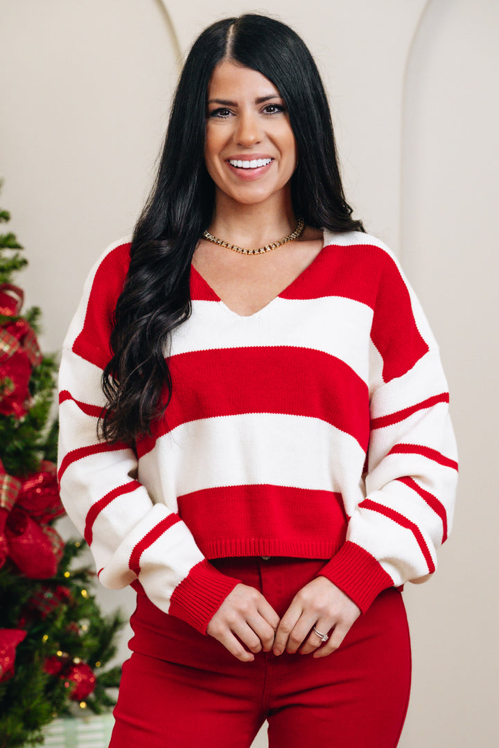 Line & Shine Sweater Top