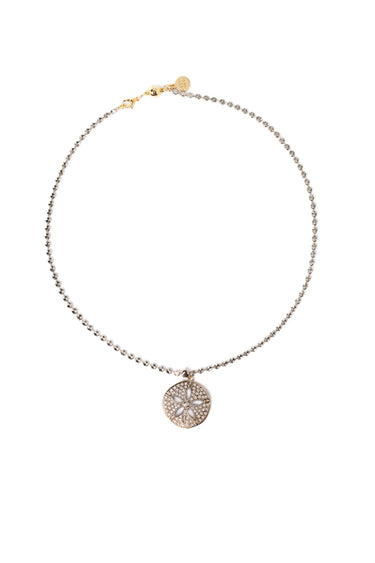 Sand Dollar Necklace - Linen