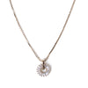 July Necklace - Metallic Linen