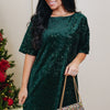 Action Packed Sequin Mini Dress - 2 Colors!