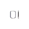 The Staple Earrings - Gunmetal