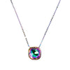 Crystal Glow Square Necklace - Mystic