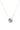 Crystal Glow Round Necklace - Moonlight Ice Blue