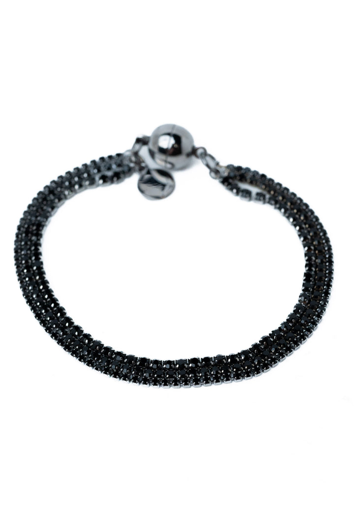 Love Stitch Bracelet - Gunmetal