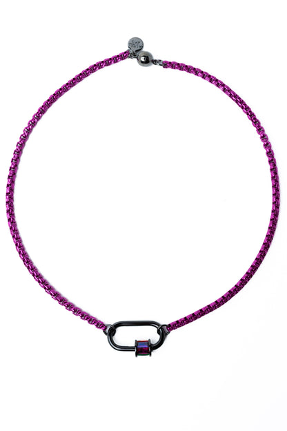 Cynthia Necklace - Metallic Wildflower