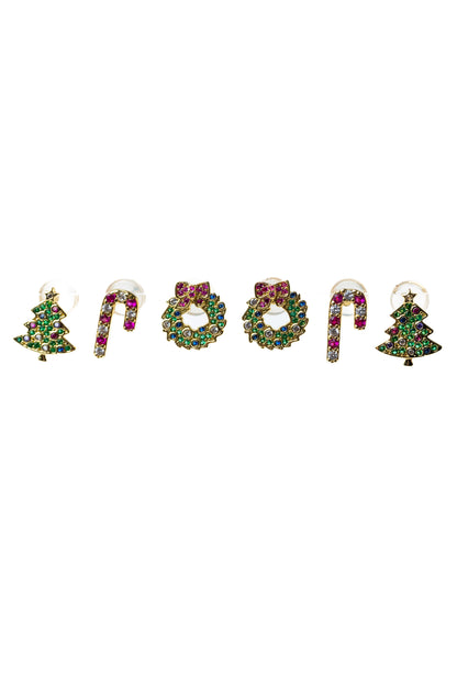 Merry Xmas Earring Set