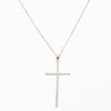 Trinity Necklace - Metallic Linen
