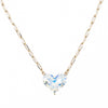 Spring Love Necklace - Metallic Platinum