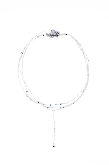 Girls Like You Necklace - Liquid Metallic Pearl White