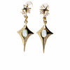 Tiny North Star Earrings