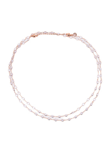 All About Sparkles Necklace - Rose Gold