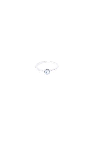 Millie Ring - Silver Ice Blue