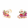 Santa's Sleigh Earrings