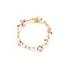 Paradise Anklet - Gold Pink Sunset