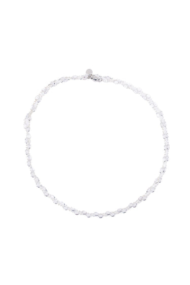 All About Sparkles Necklace - Liquid Metallic Pearl White