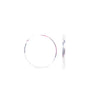 Scarlet Earrings - Liquid Metallic Pearl White