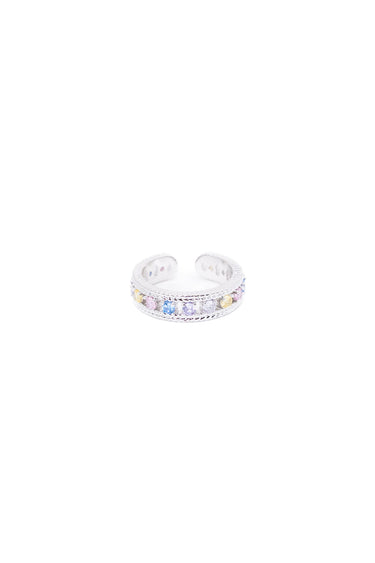 Sparkles Ring - Silver Multi