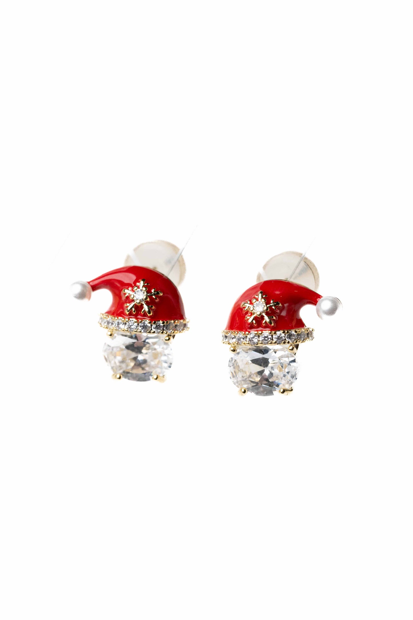 It's A Wonderful World Earrings - Santa