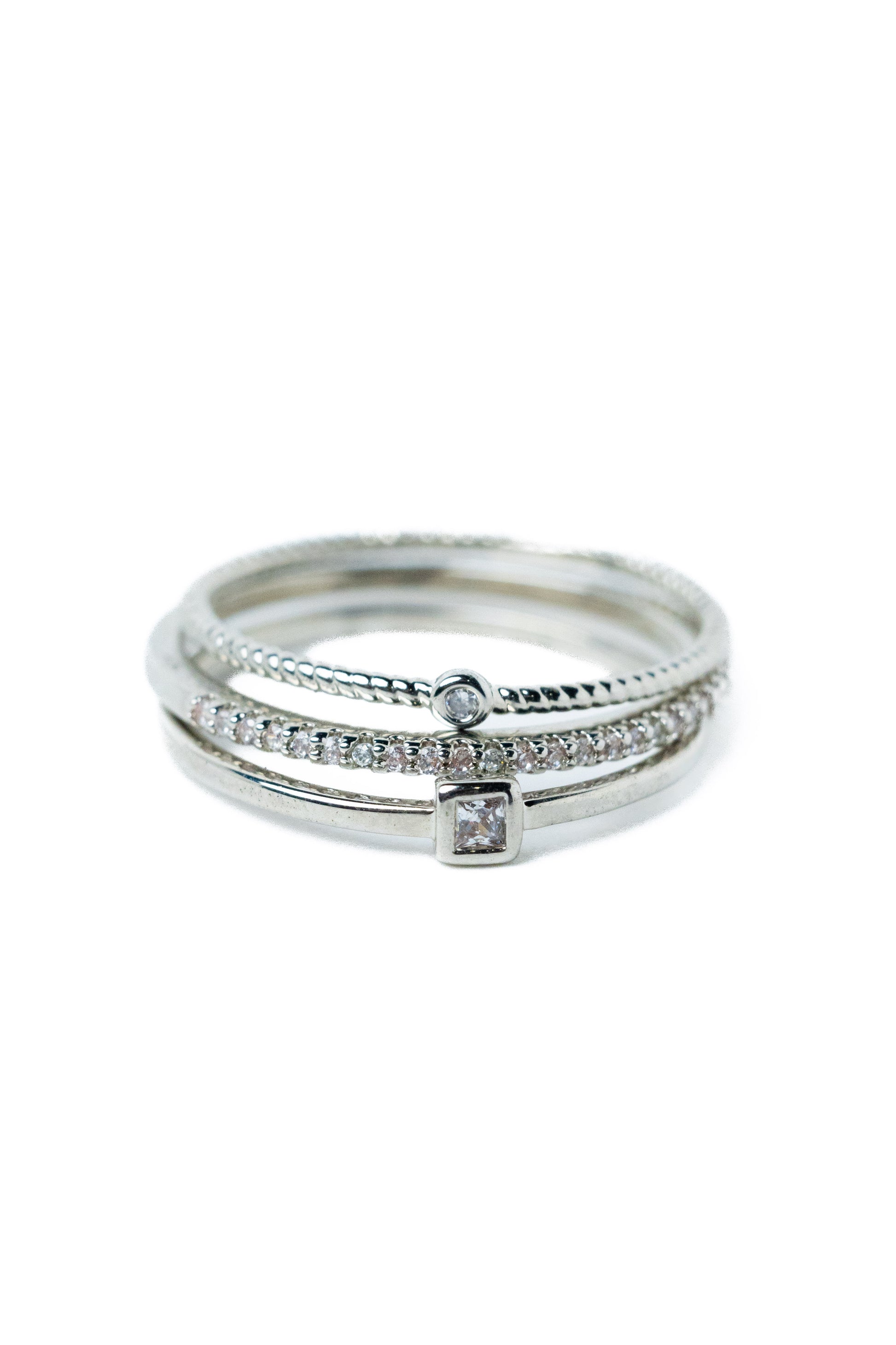 Triple Treat Ring - Silver