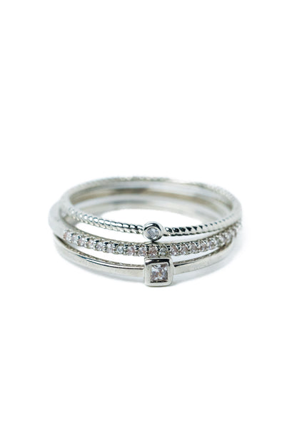 Triple Treat Ring - Silver