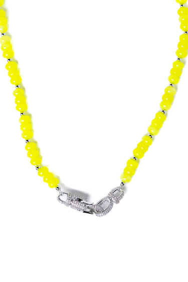 It Girl Necklace - Neon Yellow