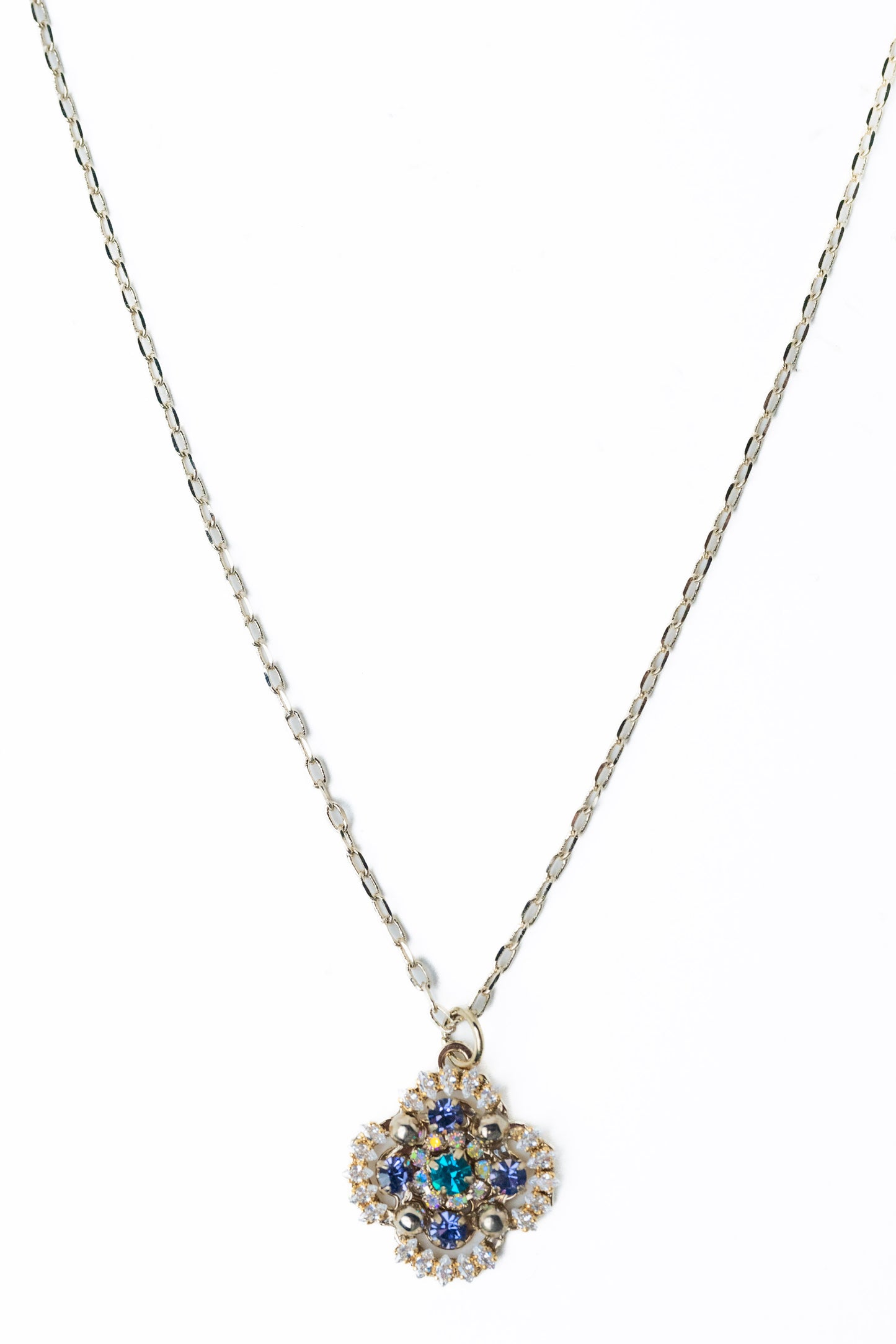 Primrose Necklace - Metallic Linen Xmas Night