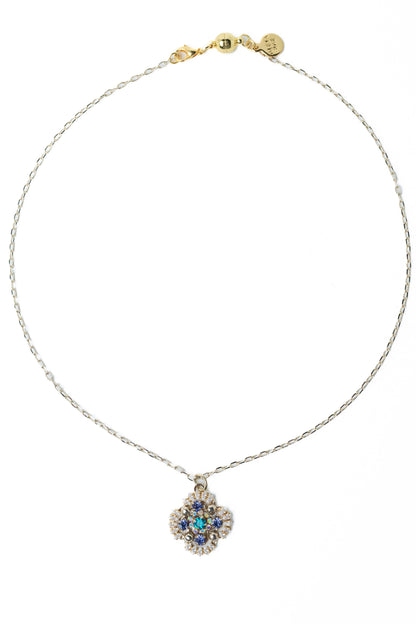 Primrose Necklace - Metallic Linen Xmas Night