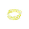 Neon Wave Bracelet - Neon Yellow