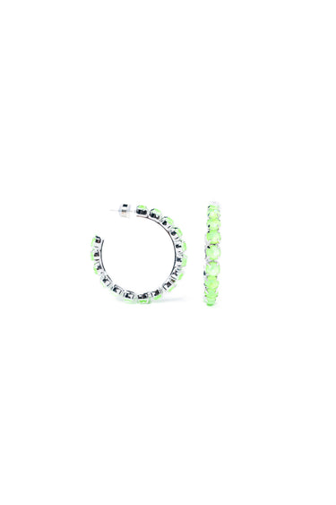 Lucy In The Sky Earrings - Neon Green