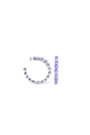 Lucy In The Sky Earrings - Neon Purple