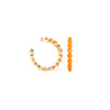 Lucy In The Sky Earrings - Neon Coral