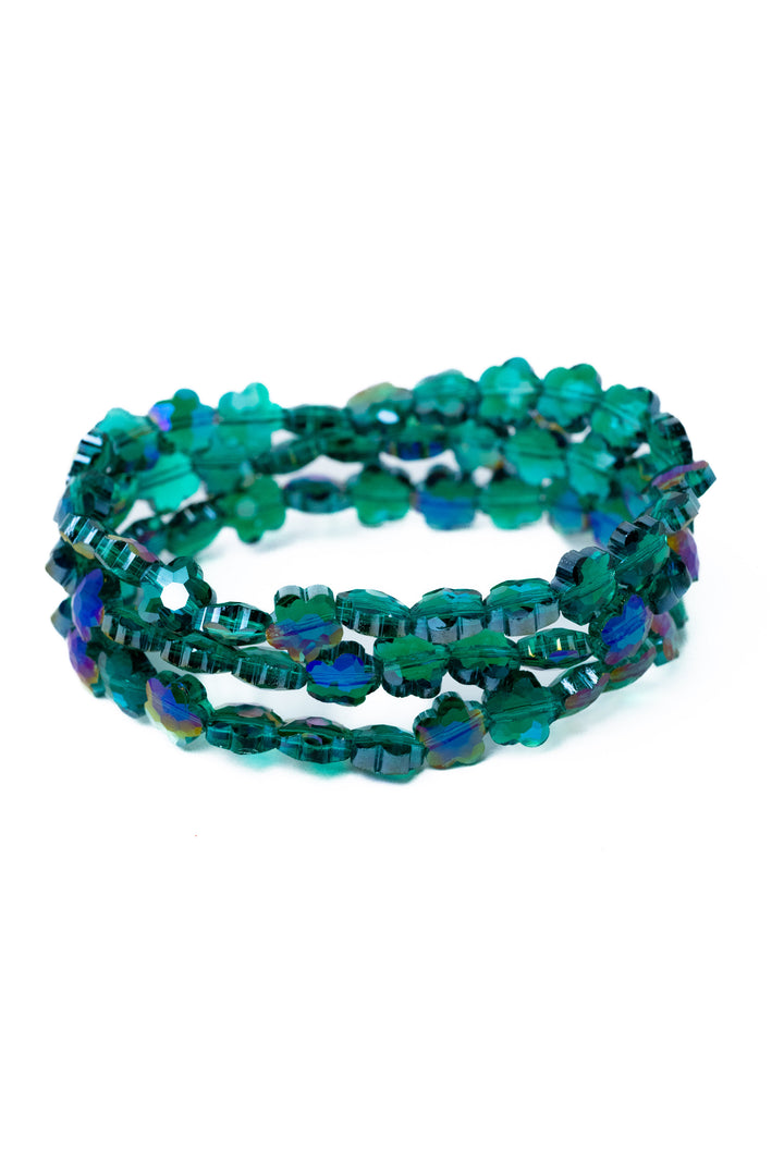 Sunflower Glow Bracelet - Sapphire Tide
