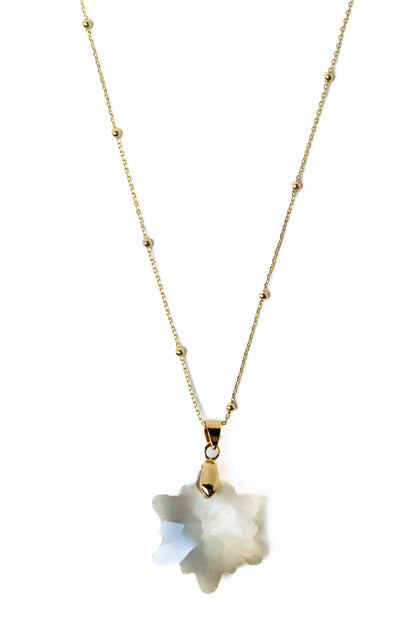 Winter Sparkle Necklace - Champagne Kiss