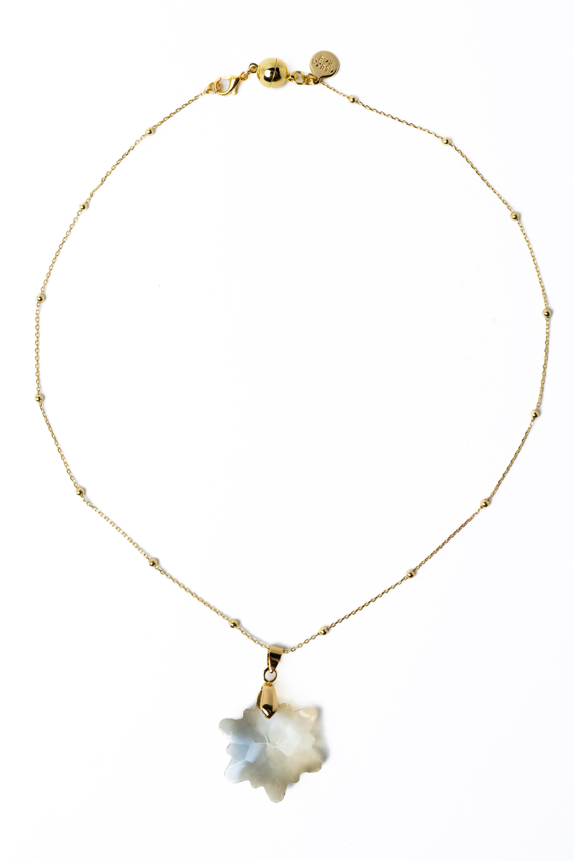 Winter Sparkle Necklace - Champagne Kiss