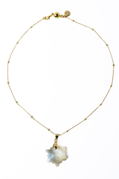 Winter Sparkle Necklace - Champagne Kiss