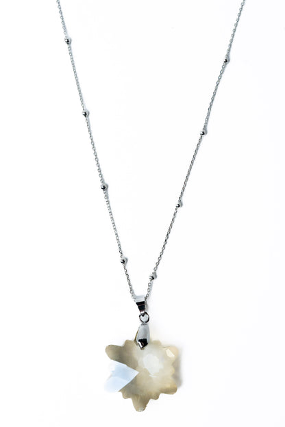 Winter Sparkle Necklace - Champagne Kiss