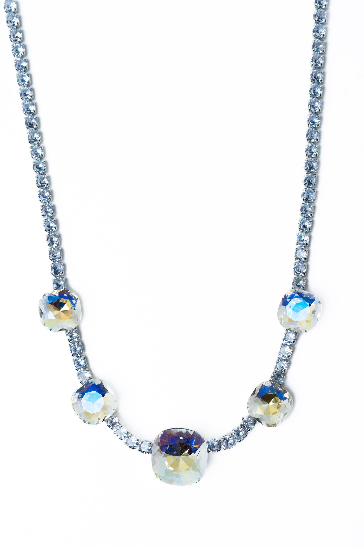 Winter Wonderland Earring Necklace Set - Silver