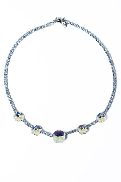 Winter Wonderland Earring Necklace Set - Silver