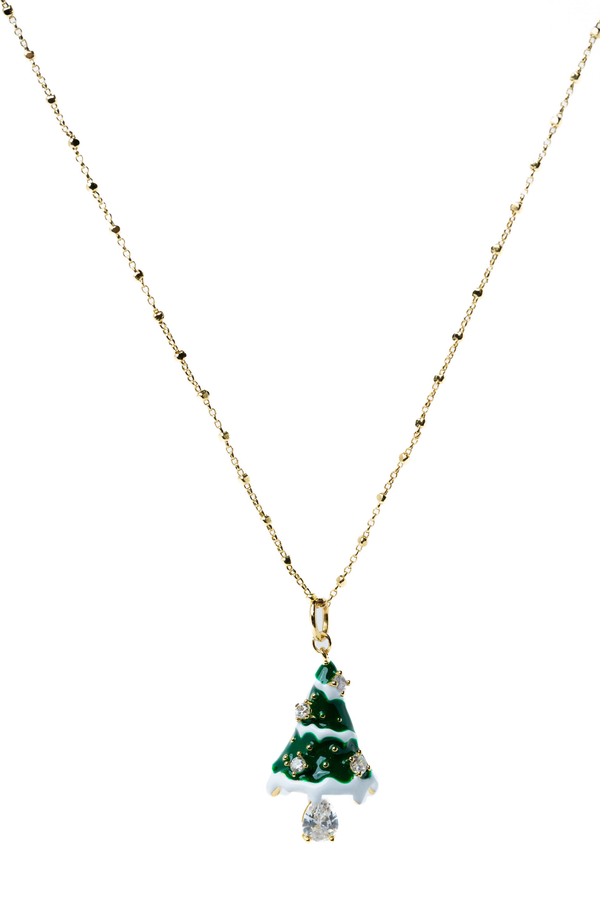 Christmas Carol Necklace - Gold