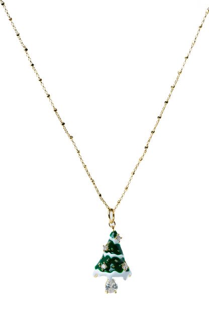 Christmas Carol Necklace - Gold