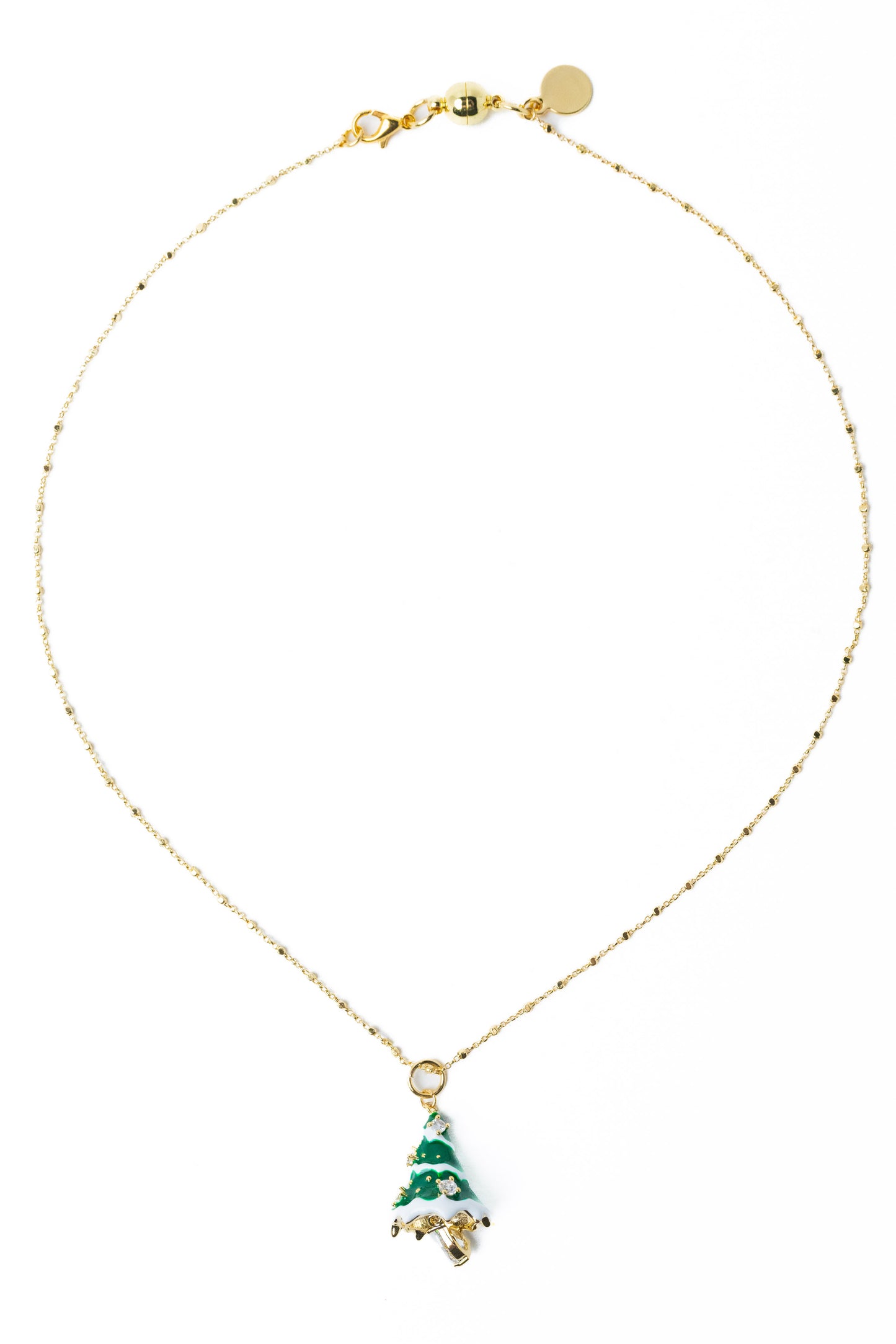 Christmas Carol Necklace - Gold