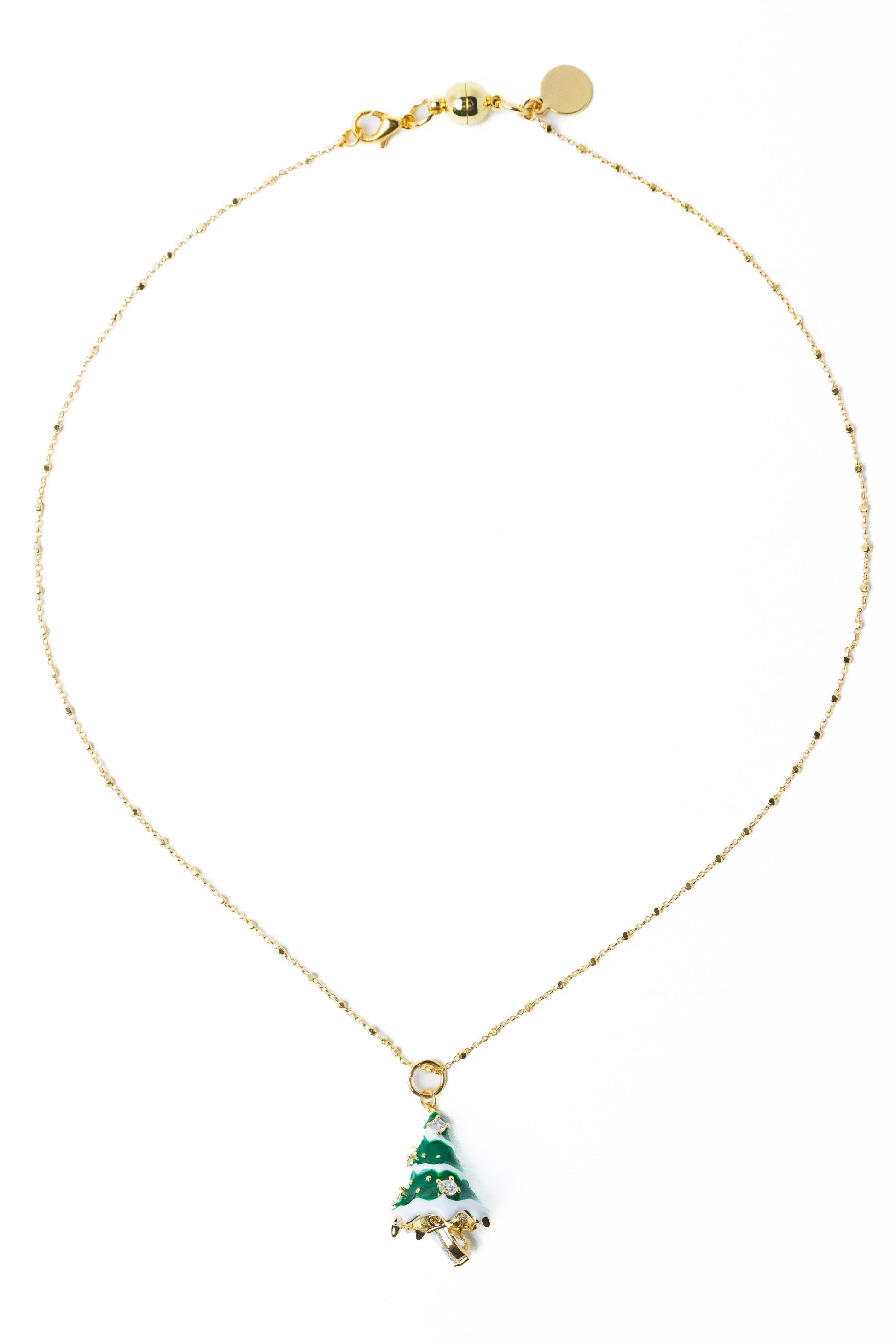 Christmas Carol Necklace - Gold