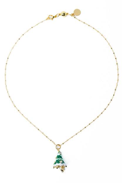Christmas Carol Necklace - Gold